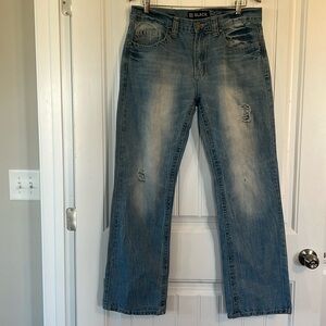CJ Black low rise boot cut Jeans Size 33 x 32